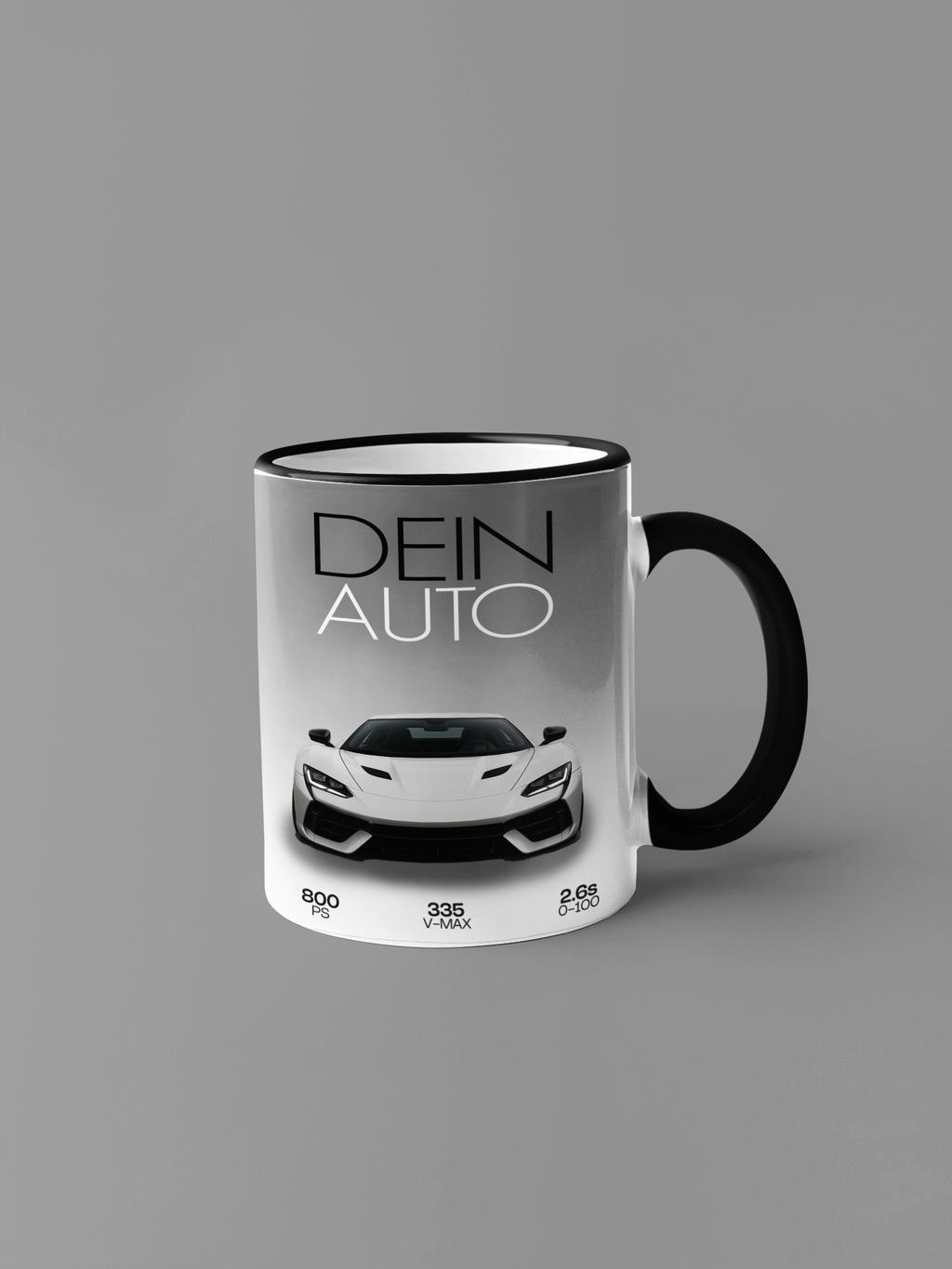 Dein Auto, Deine Tasse! Minimalistic Design GearPrint