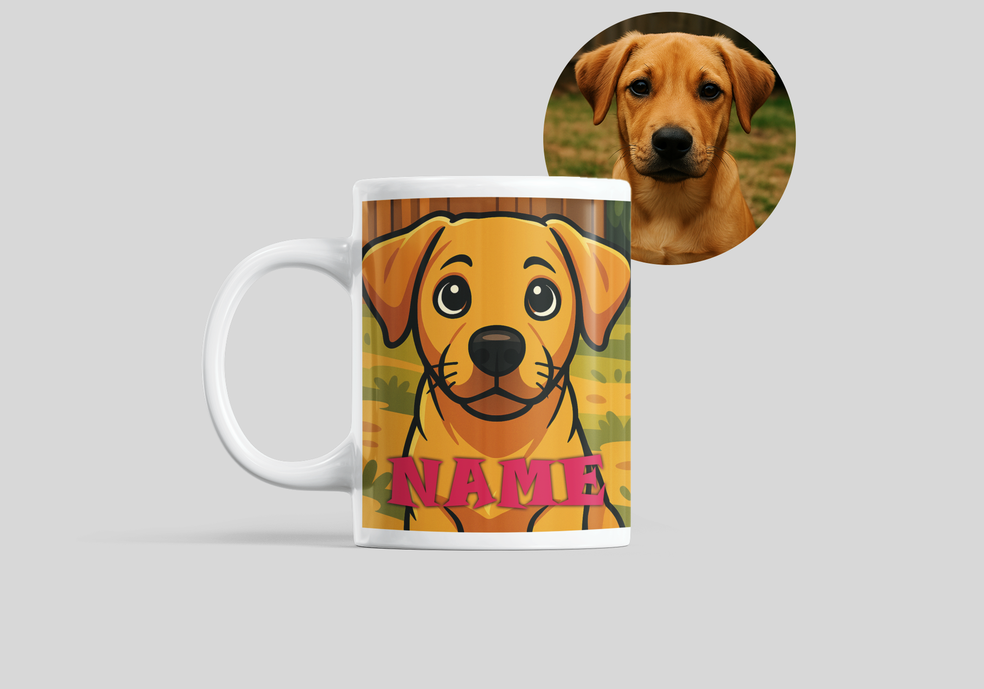 Deine Haustier-Tasse im Comicstyle! GearPrint