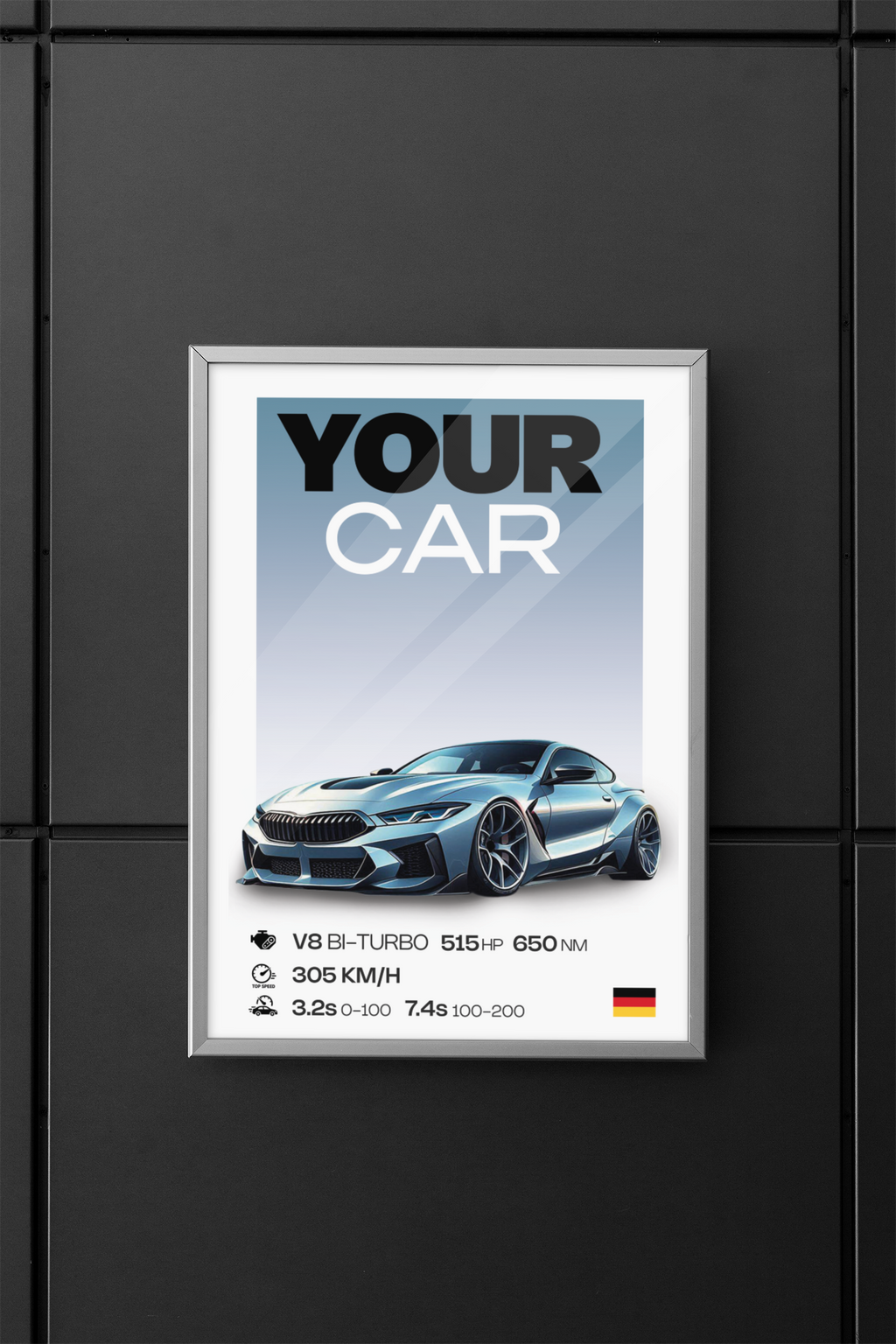 Dein Auto, Dein Poster - Signature Design! GearPrint