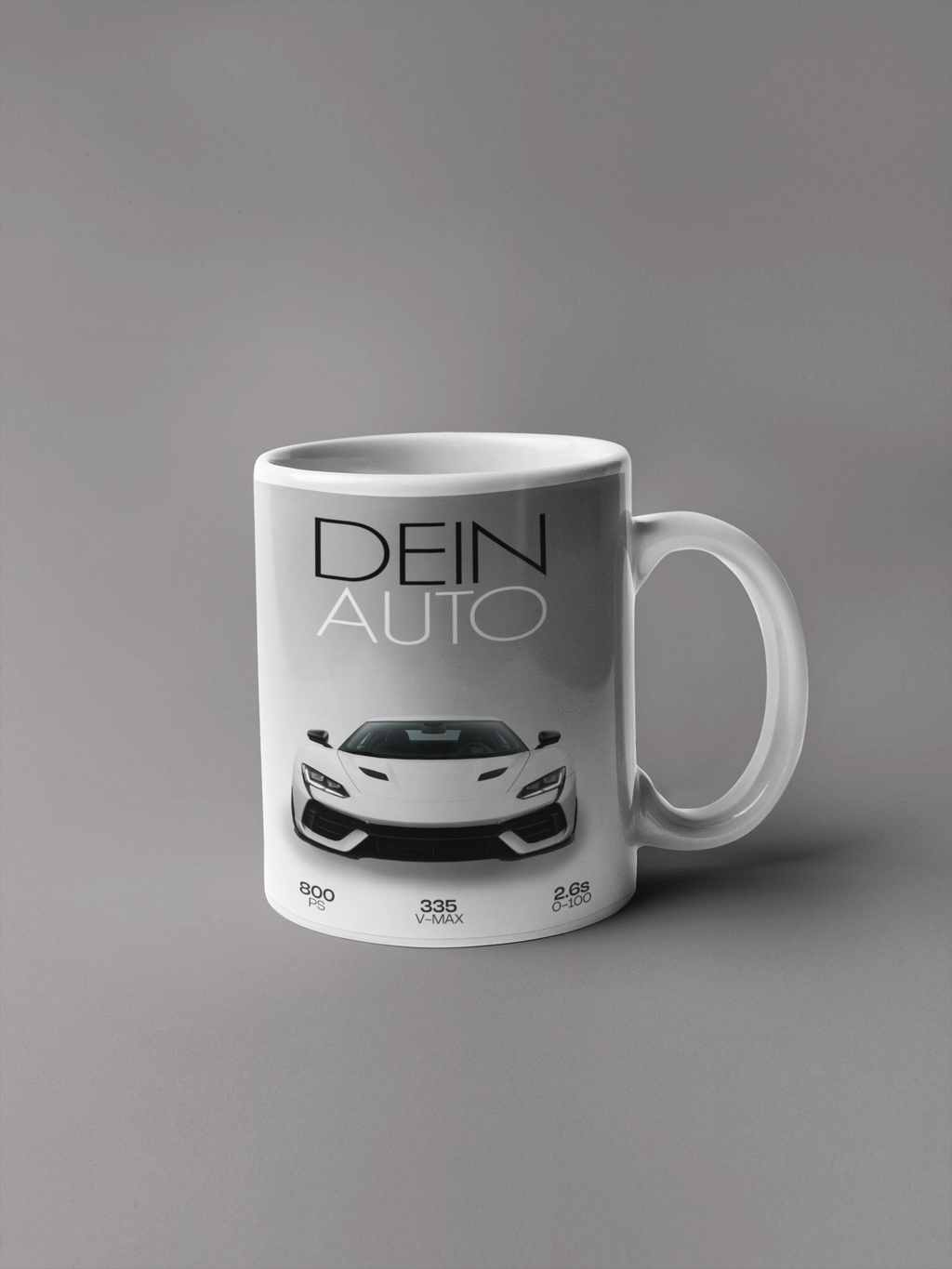 Dein Auto, Deine Tasse! Minimalistic Design GearPrint
